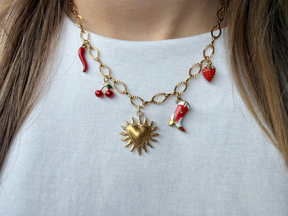 Collier chaîne & charm's - Personnalisable