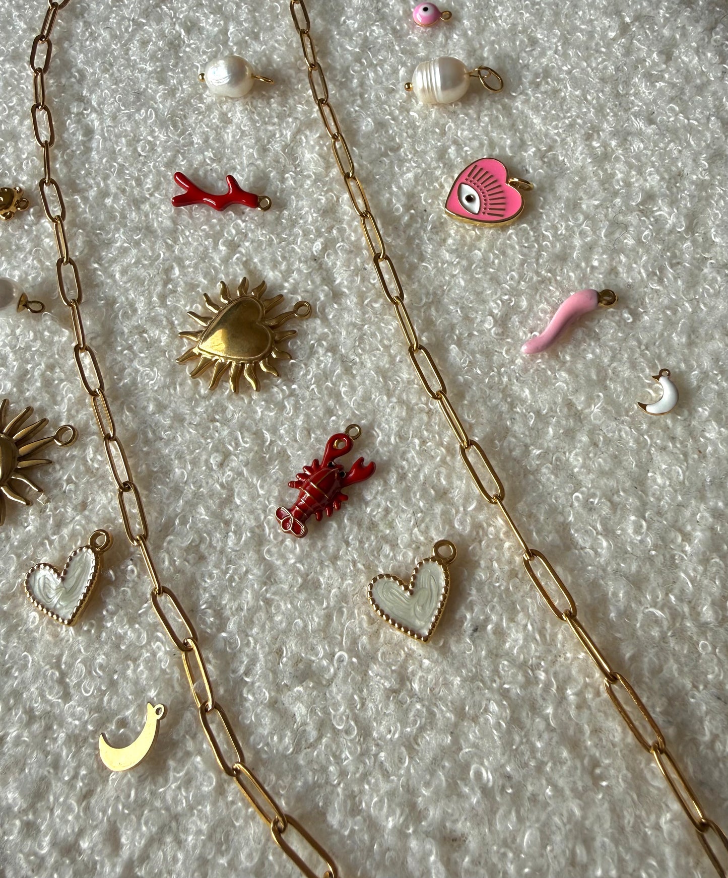 Collier chaîne & charm's - Personnalisable