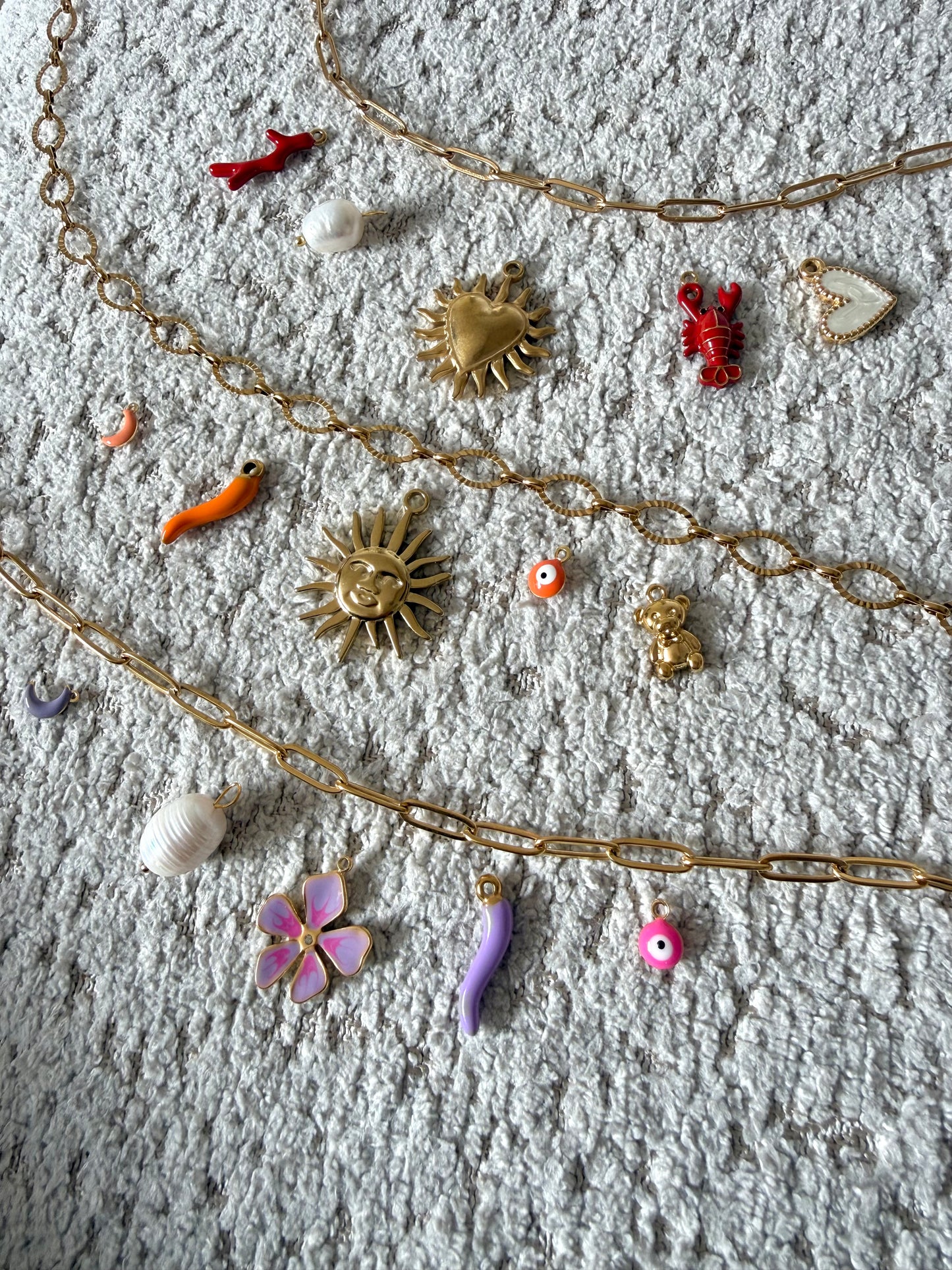 Collier chaîne & charm's - Personnalisable