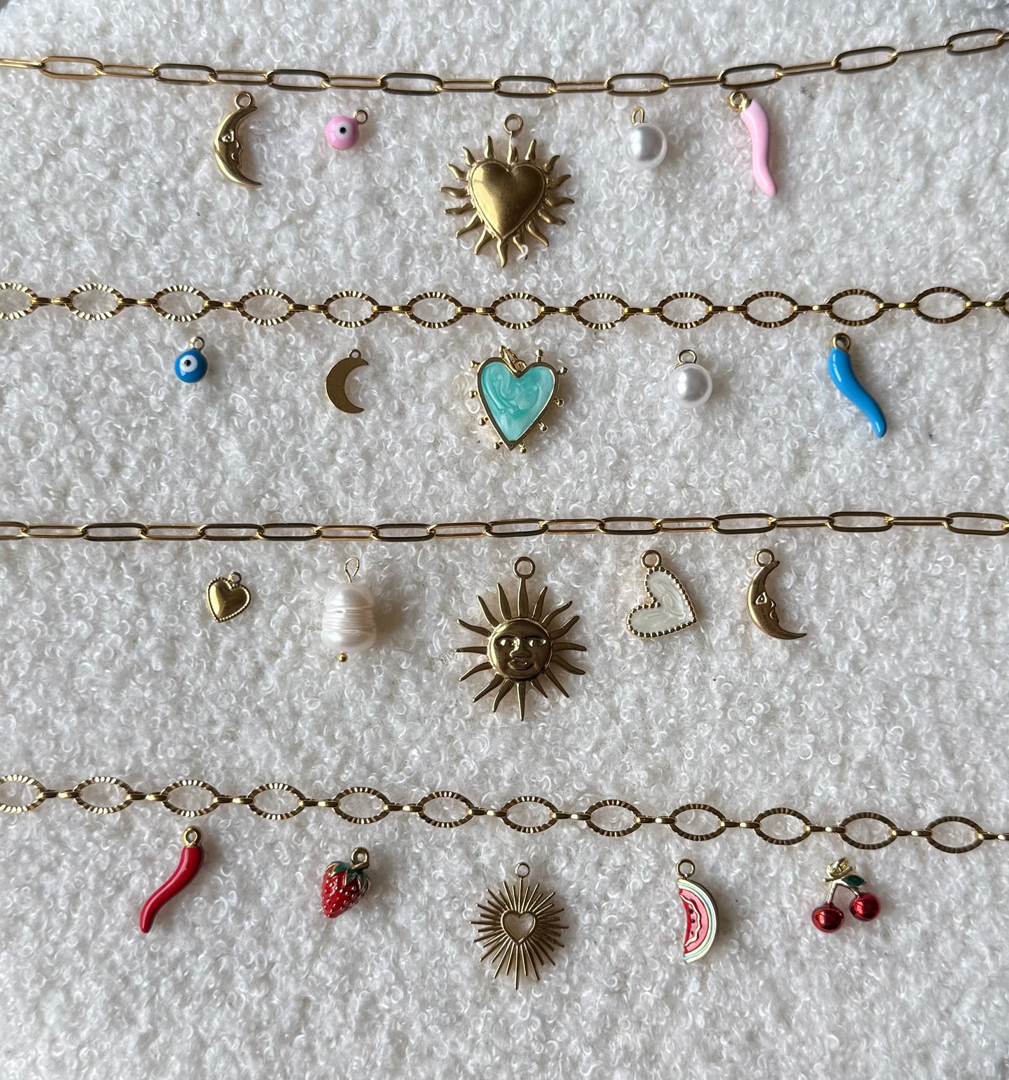 Collier chaîne & charm's - Personnalisable