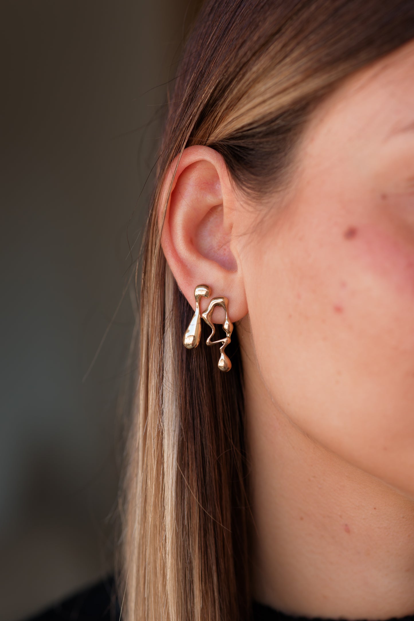 Boucles d'oreilles - Duo asymétrique Vénus