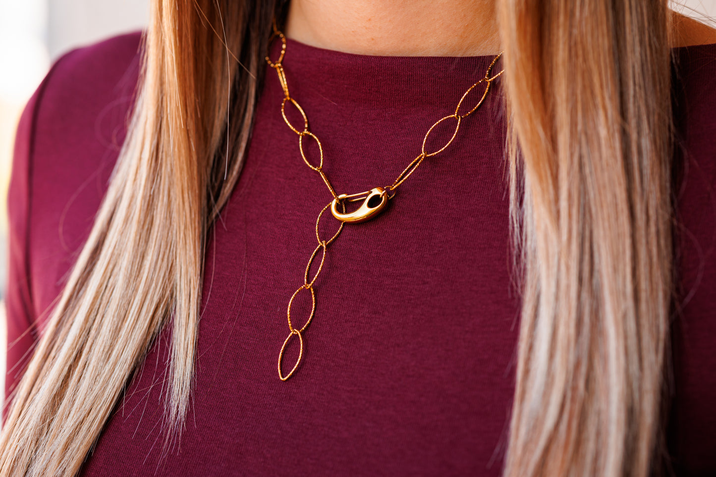 Collier Baiser doré