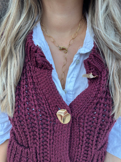 Collier Baiser doré