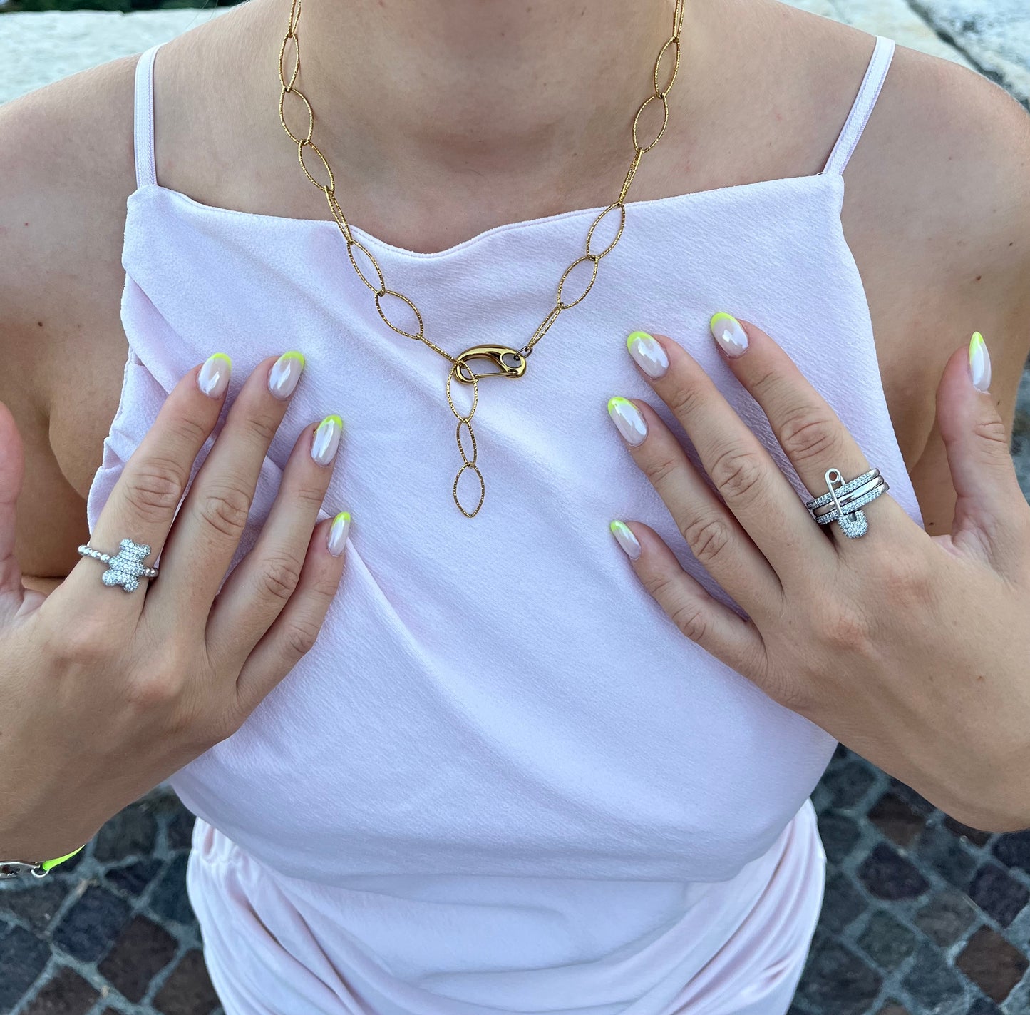 Collier Baiser doré