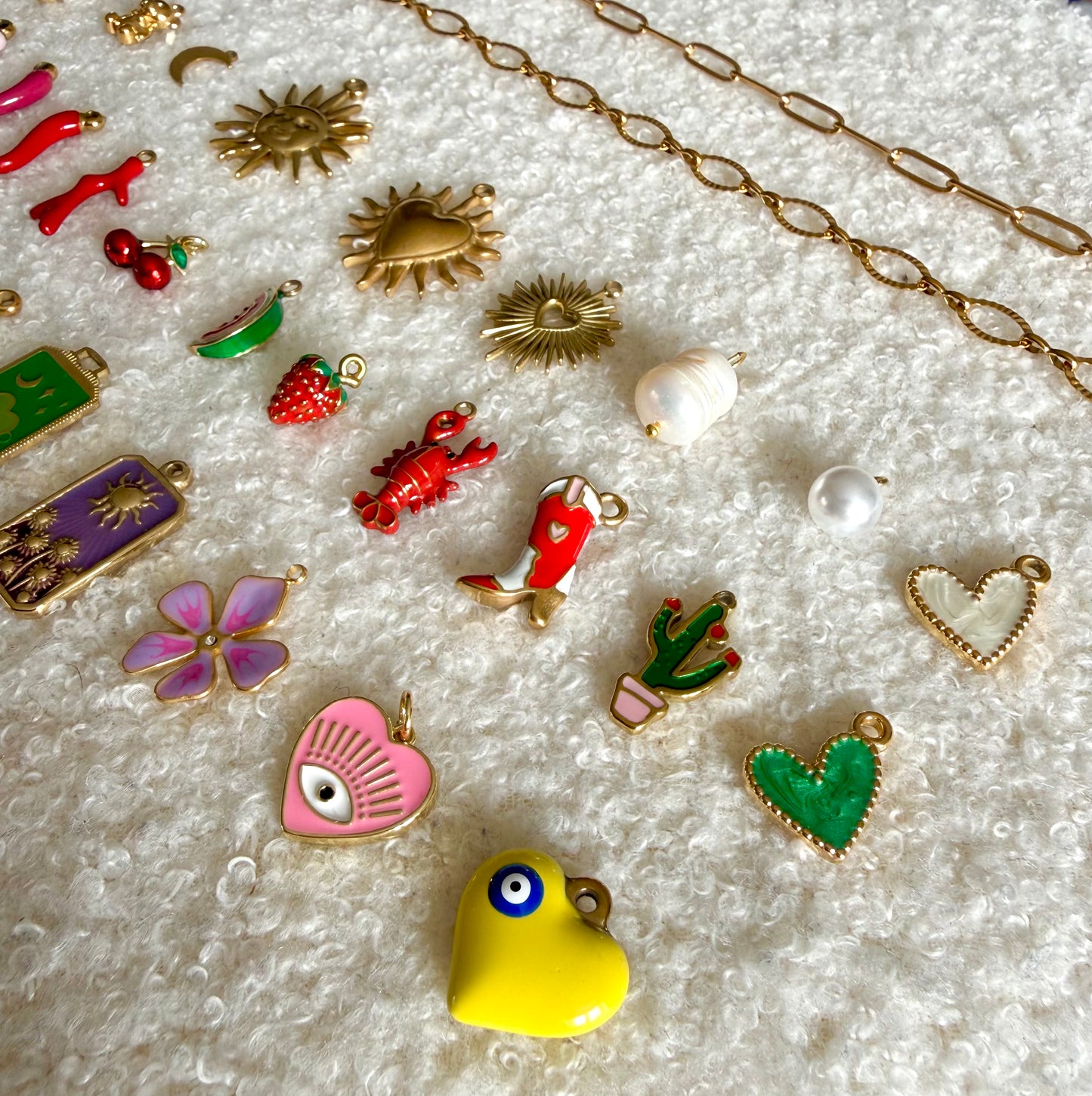 Collier chaîne & charm's - Personnalisable